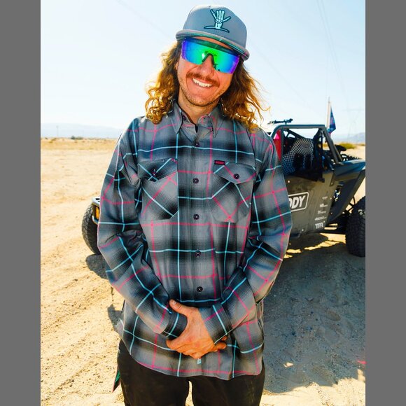 DIXXON FLANNEL x SHREDDY Flannel Shirt -  Collab V7 - Men's 3XL - Picture 2 of 11